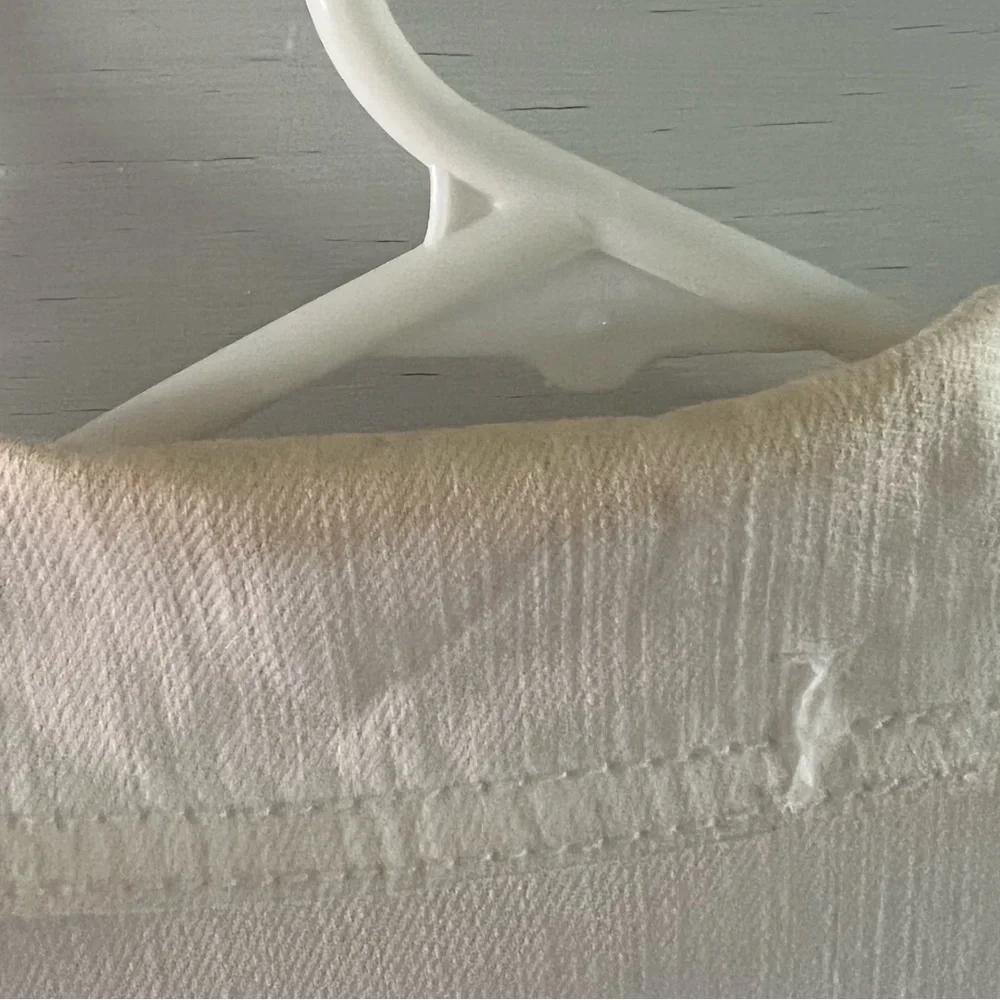 Chico's Platinum Y2K White Denim Jacket with Beaded Detailing - Picture 9 of 9